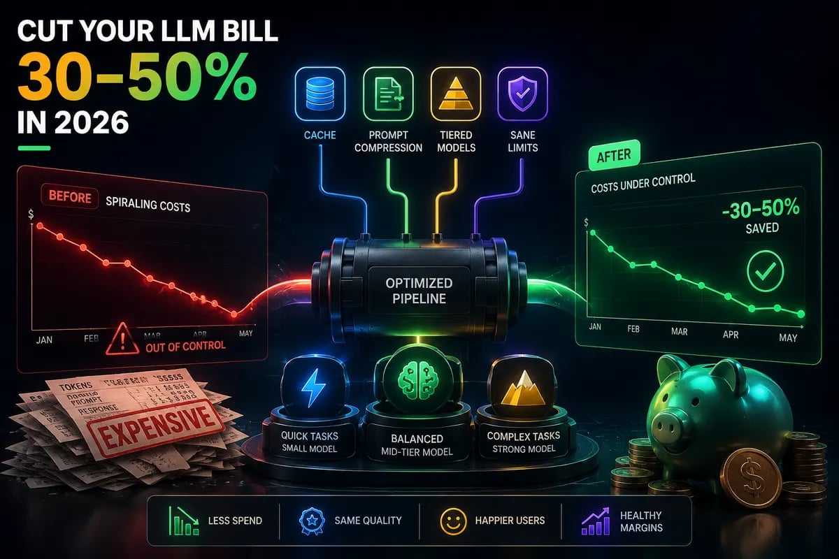 Featured image for blog post: Cut LLM Costs by 60% Without Hurting Quality